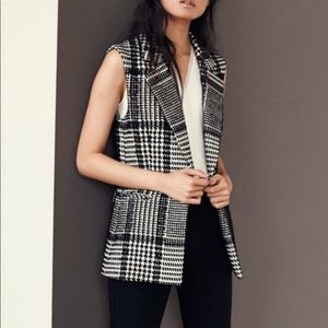 Houndstooth Theory Vest
